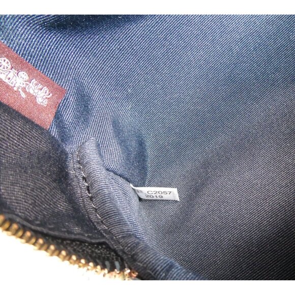 Coach Watermelon Navy Red Multi Small Boxy Nylon Cosmetic Case NWT - Picture 6 of 6